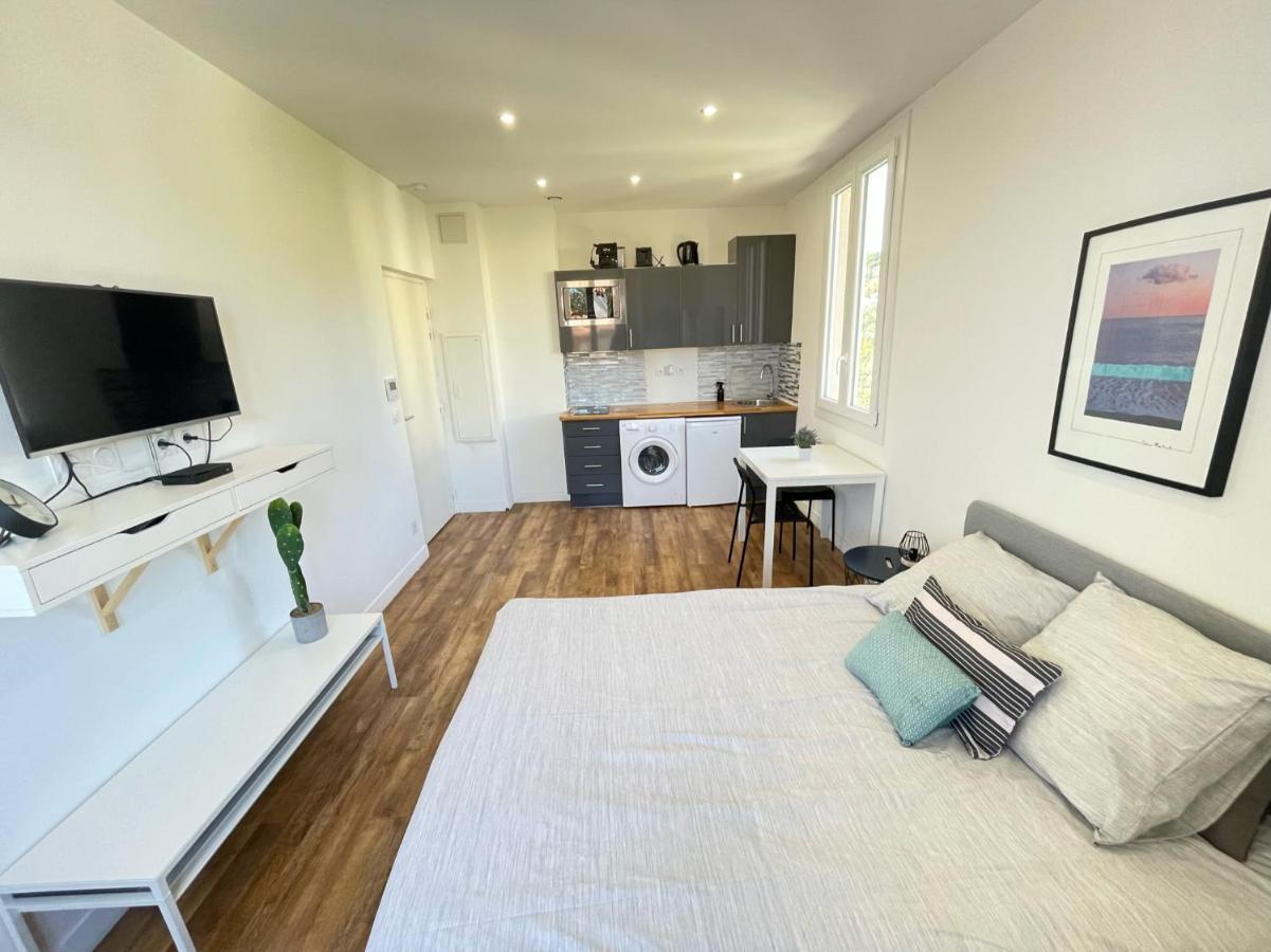 Nice Renting - Cambrai02 - Studio Beach Sea View - Ac - Promenade Des Anglais Bagian luar foto