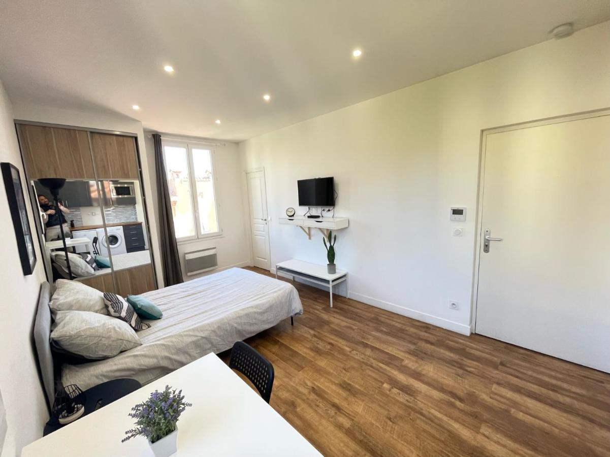 Nice Renting - Cambrai02 - Studio Beach Sea View - Ac - Promenade Des Anglais Bagian luar foto