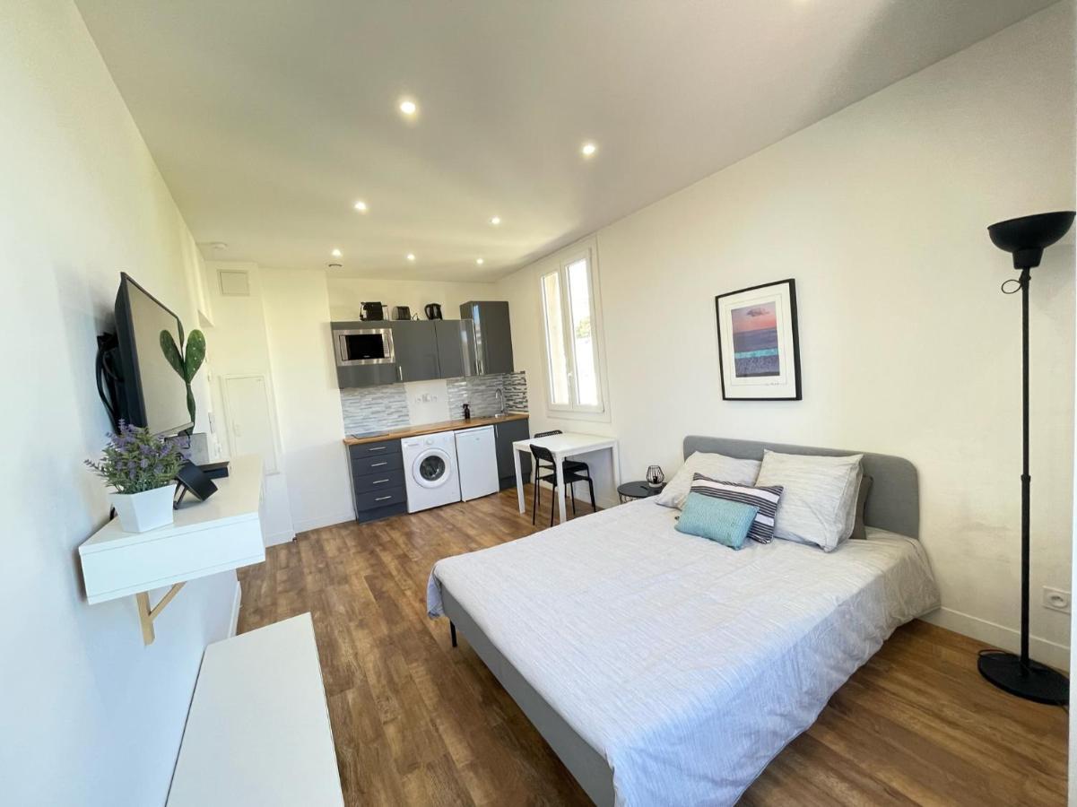 Nice Renting - Cambrai02 - Studio Beach Sea View - Ac - Promenade Des Anglais Bagian luar foto