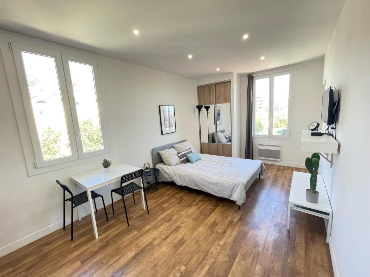 Nice Renting - Cambrai02 - Studio Beach Sea View - Ac - Promenade Des Anglais Bagian luar foto