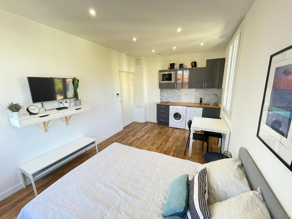 Nice Renting - Cambrai02 - Studio Beach Sea View - Ac - Promenade Des Anglais Bagian luar foto